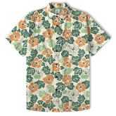 Vintage Aloha Hibiscus Flowers Hawaii Shirt, Floral Hawaiian Button Down Shirt for Men - The Palmix